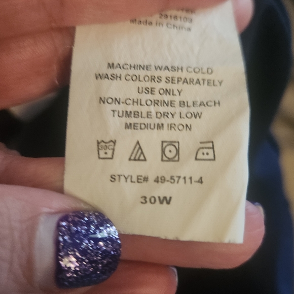 Women's plus size wide leg dress pants - Picture 3 of 3